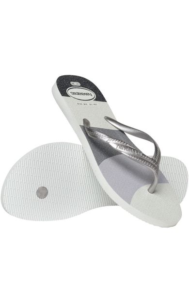 HAVAIANAS Fantasia Gloss Beyaz/Gümüş Kadın Parmak Arası Terlik 4145643-0535