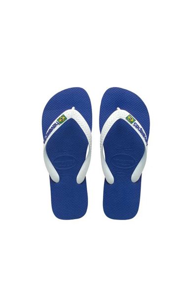 HAVAIANAS Brasil Logo Marine Blue (Lacivert) Parmak Arası Terlik 4110850-2711