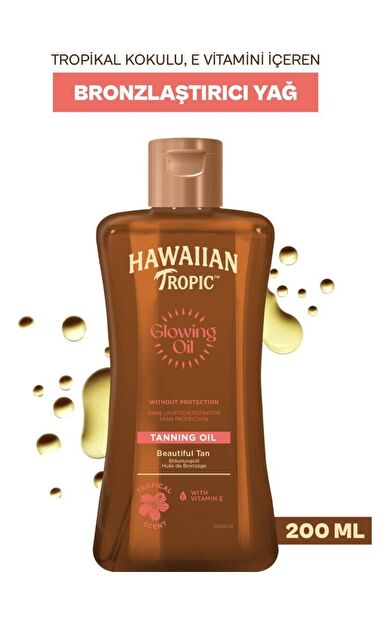 Hawaiian Tropic Dark Tanning Bronzlaştırıcı Yağ 200 ml