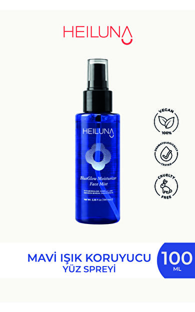 Mavi Işık Koruyucu Işıltı Veren Yüz Spreyi | Mikroalg &amp; Akasya Senegal | 100 ml