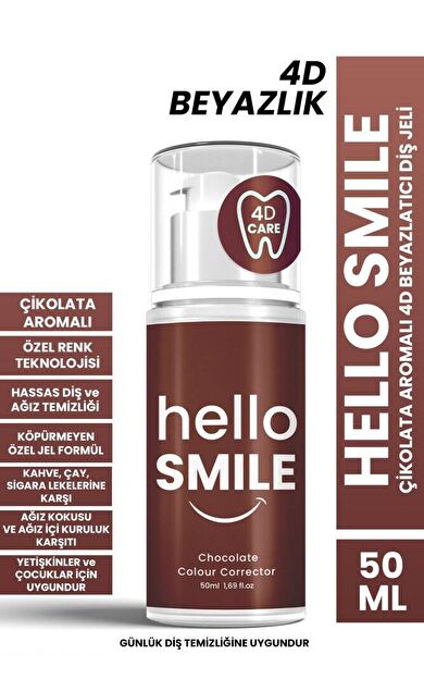 Çikolata Aromalı Anında Beyazlatıcı Diş Jeli