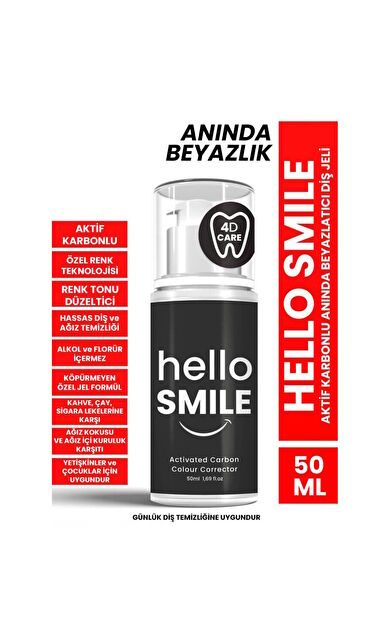 Aktif Karbonlu 4d Beyazlatıcı Diş Jeli