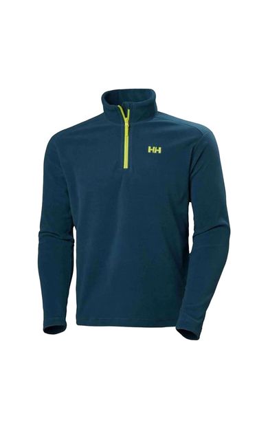 HELLY HANSEN Mount Fleece Deep Steel (Lacivert) Erkek Yarım Fermuarlı Polar HHA.12001-576