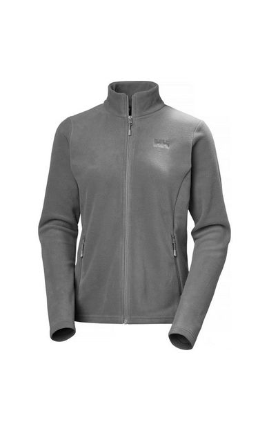 Helly Hansen W Fullzip Kadın Gri Tam Fermuarlı Polar HH.15011-831