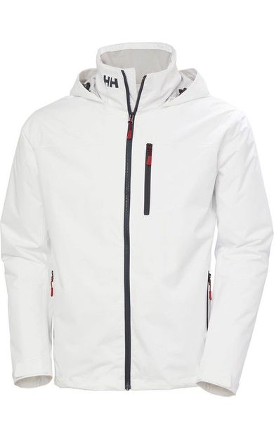 HH Crew Hooded Midlayer Jacket 2.0 Beyaz Erkek Yelken Montu 34442-HHA.001