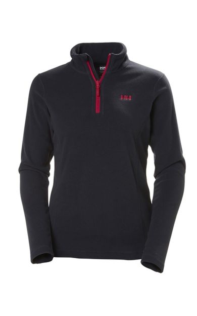 HELLY HANSEN Slope Ebony (Antrasit) Kadın Yarım Fermuarlı Polar HHA.15001-983