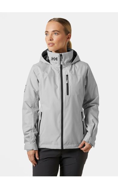 Helly Hansen Crew Hooded Midlayer 2.0 kadın Grey Fog (Sis Grisi) kapüşonlu mont HHA.34447-HHA.853