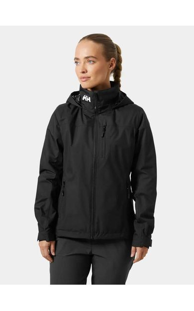 Helly Hansen Crew Midlayer 2.0 kadın siyah kapüşonlu polarlı mont HHA.34447-HHA.990