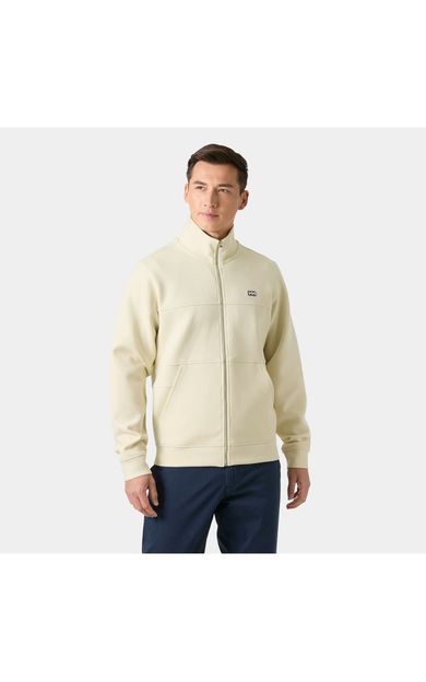 Helly Hansen Koster erkek krem tam fermuarlı sweat ceket HHA.54548-HHA.034