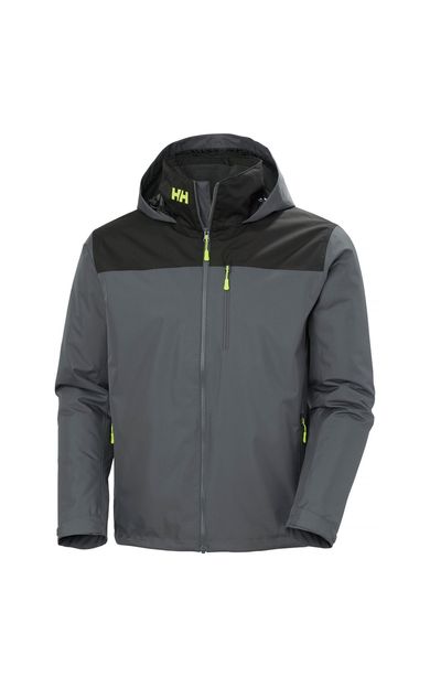 Helly Hansen Crew Midlayer 2.0 erkek Thunder Grey (Gri) kapüşonlu polarlı mont HHA.34442-HHA.831