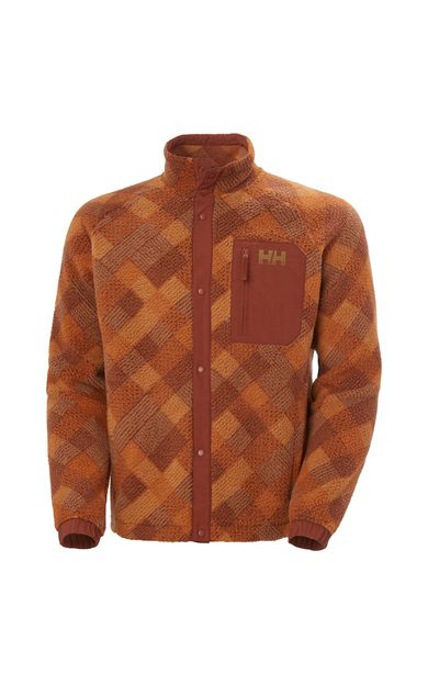 Helly Hansen Panorama turuncu desenli erkek polar mont HHA.63349 HHA.705