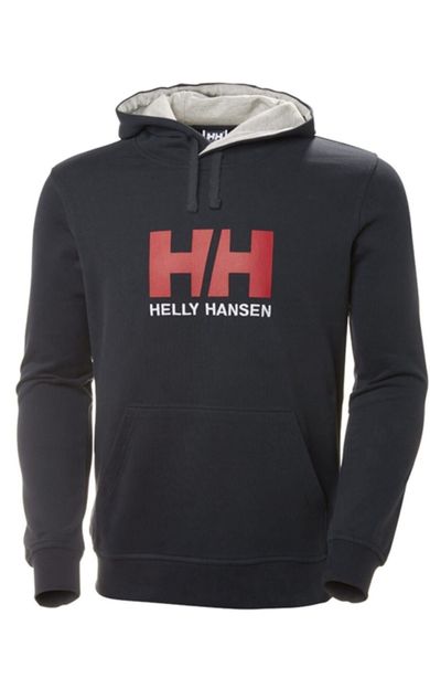 HELLY HANSEN HH Logo Hoodie Navy (Lacivert) Erkek Kapüşonlu Sweatshirt HHA.33977-HHA.597