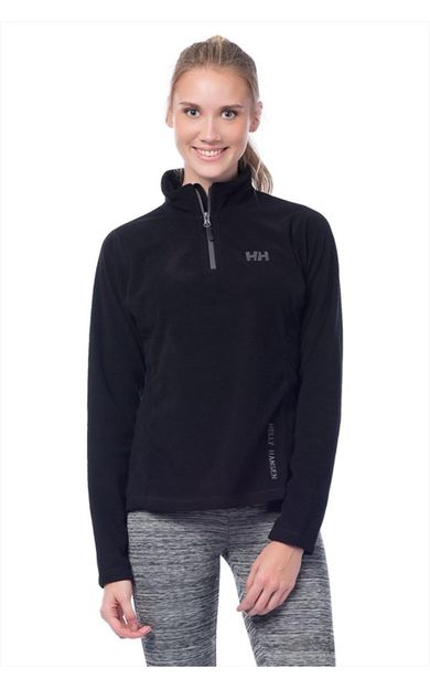 HELLY HANSEN Slope Siyah Kadın Yarım Fermuarlı Polar HHA.15001-990