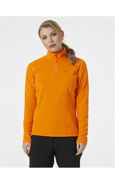 HELLY HANSEN Slope Poppy Orange (Turuncu) Kadın Yarım Fermuarlı Polar HHA.15001-325