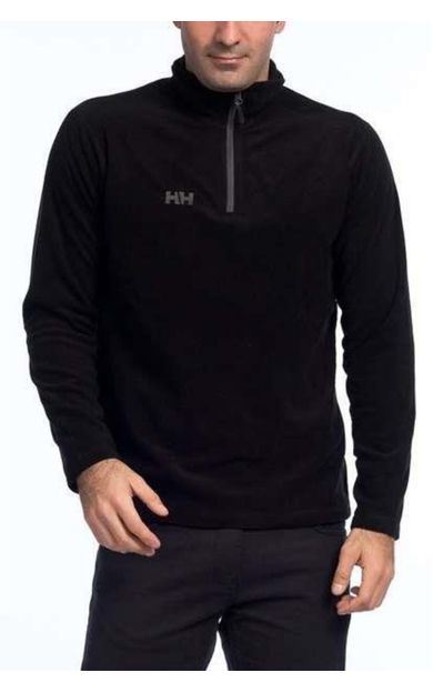 HELLY HANSEN Mount Fleece Siyah Erkek Yarım Fermuarlı Polar HHA.12001-990