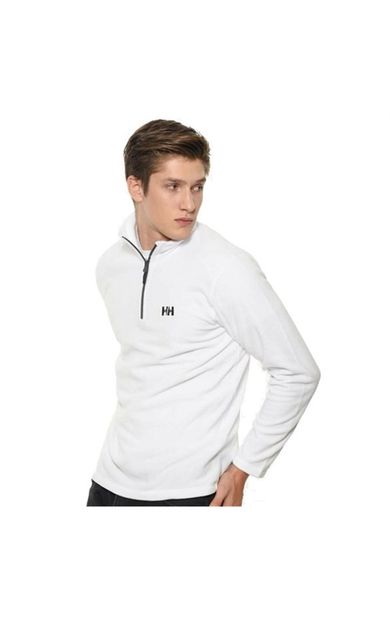 HELLY HANSEN Mount Beyaz Erkek Yarım Fermuarlı Polar HHA.12001-002