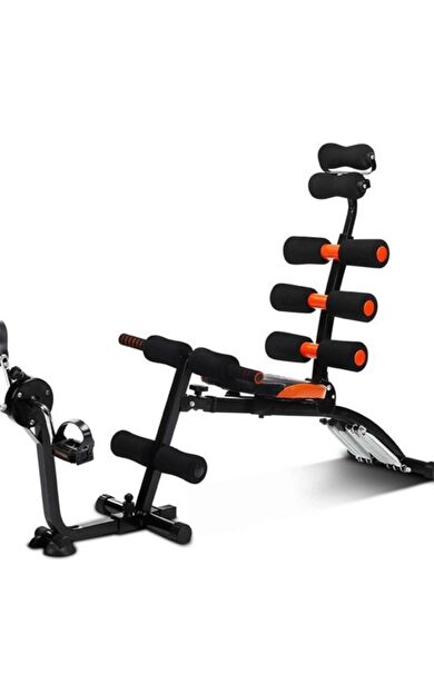 Hepitop Fonksiyonel Mekik Sehpası Direnç Lastikli Kademe Ayarlı Bisikletli Mekik Sehpası