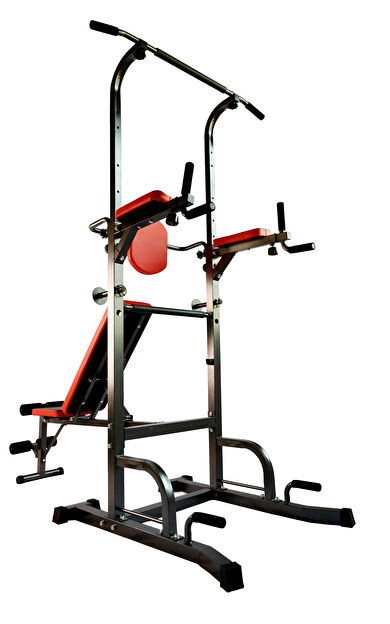 Hepitop Premium Çok Fonksiyonlu Güç Kulesi - Katlanabilir Ağırlık Sehpalı Barfiks ve Dips İstasyonu