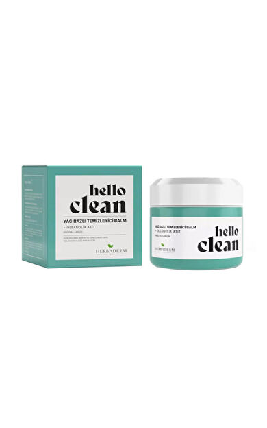 Herbaderm Hello Clean Yağ Bazlı Temizleyici Balm 100 ml | Gözenek karşıtı