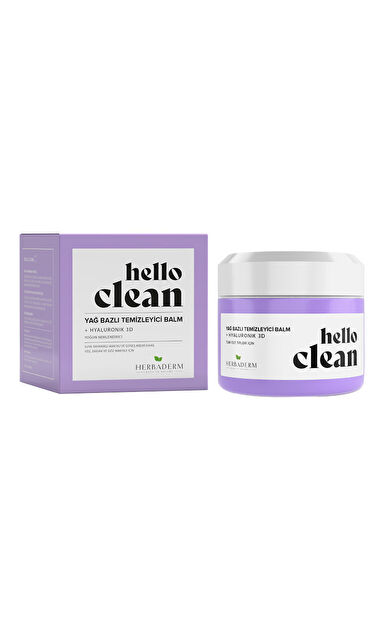 Herbaderm Hello Clean Yağ Bazlı Temizleyici Balm 100 ml | Yoğun Nemlendirici