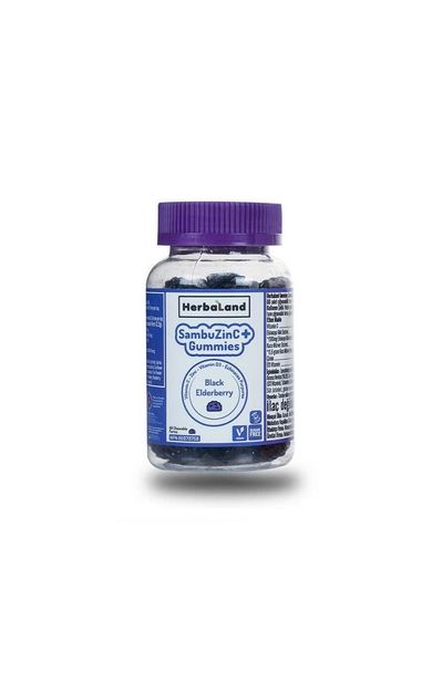 Herbaland Gummies SambuZinC+Gummies 60 Chewable forms