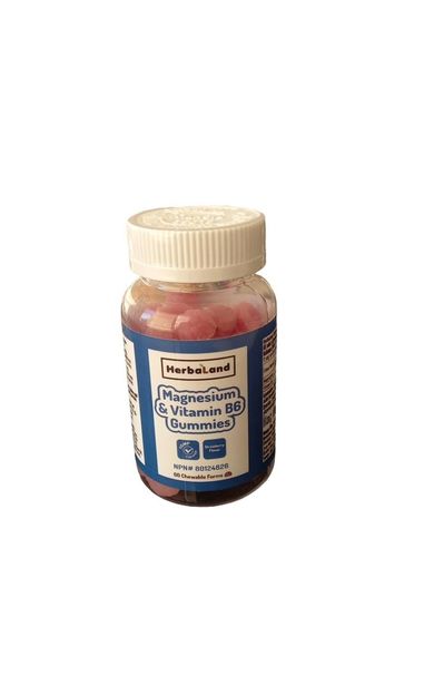 Herbaland Magnesium Vitamin B6 60 Gumies