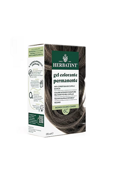 Herbatint Dark Ash Blonde 6C Koyu Küllü Sarı Saç Boyası 170 ml