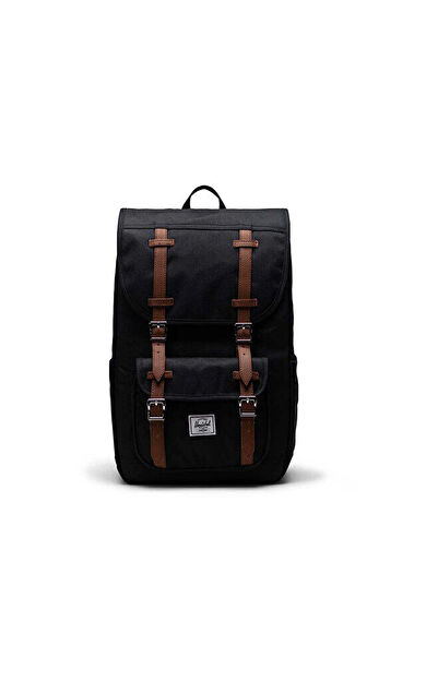 Herschel Little America Mid Backpack Omuz Çantası-En: 22,5 cm, Boy: 13,5 cm, Derinlik: 9,5 cm 11391-00001 Siyah