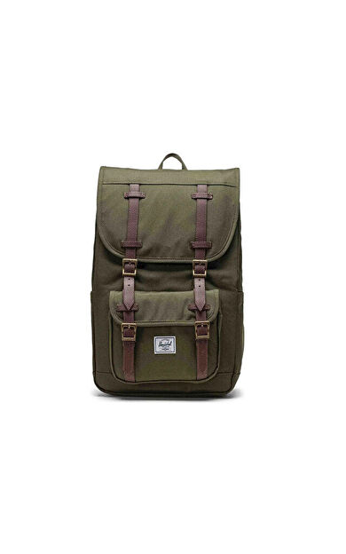 Herschel Little America Mid Backpack Omuz Çantası-En: 22,5 cm, Boy: 13,5 cm, Derinlik: 9,5 cm 11391-04281 Yeşil
