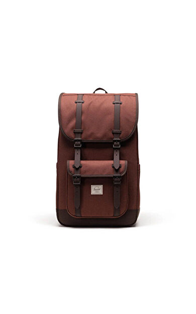 Herschel Little America Mid Backpack Omuz Çantası-En: 22,5 cm, Boy: 13,5 cm, Derinlik: 9,5 cm 11391-07127 Kahverengi