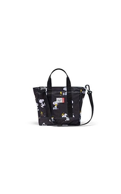 Herschel PEANUTS Omuz Çantası-En: 27,3 Cm, Boy: 26,4 Cm, Derinlik: 10,16 Cm 11824-07757 Siyah