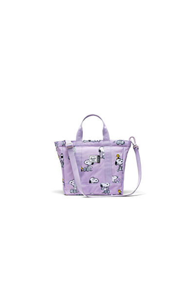 Herschel PEANUTS Omuz Çantası-En: 27,3 Cm, Boy: 26,4 Cm, Derinlik: 10,16 Cm 11824-07759 Mor