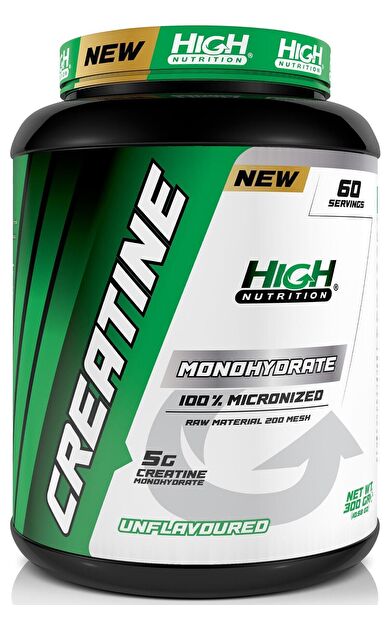 High Nutrition Creatine Powder 300 Gr - 60 Porsiyon 1 Serviste 5 Gr Kreatine
