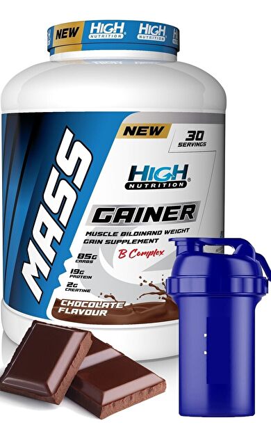 High Nutrition Mass Gainer 3600 Gr Çikolata Aromalı Kilo Almaya Yardımcı Hacim Kütle Kas Karbonhidrat Tozu