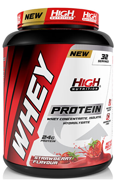 High Nutrition Whey Protein 960 Gr Çilek Aromalı Protein Tozu