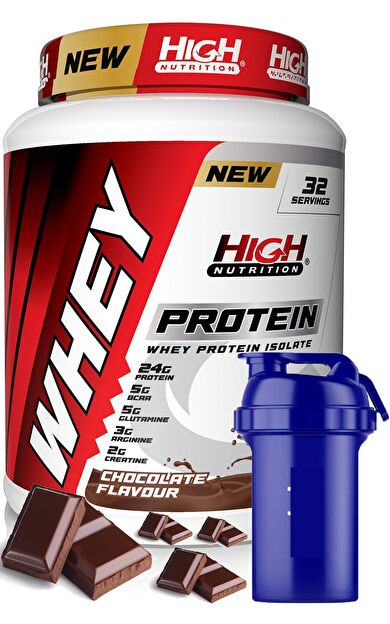 High Nutrition Whey Protein 960 Gr Çikolata Aromalı Protein Tozu 24 Gram Protein