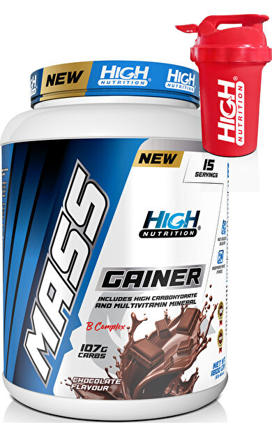 High Nutrition Hacim Mass Gainer 1800 Gr Karbonhidrat Tozu 15 Servis Kilo Almaya Yardımcı Kütle Kas ArtırmaÇikolata