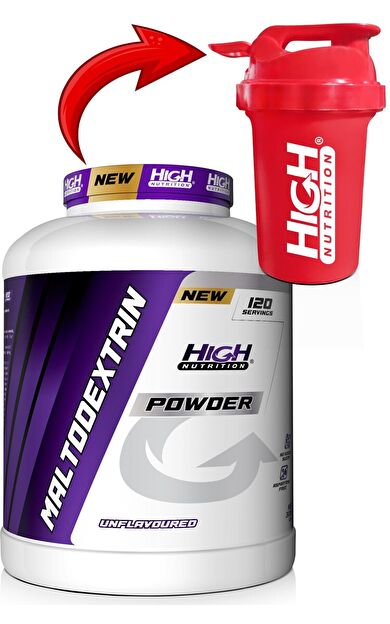 High Nutrition maltodextrin, maltodextrın aromasız 3000 gr 120 Servis -glikojen