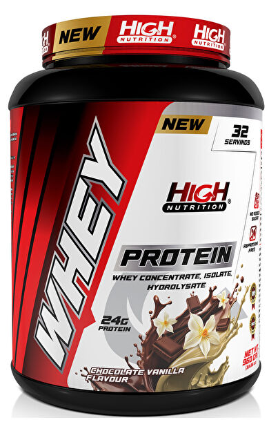 High Nutrition Whey Protein 960 gr Çikolata Vanilya Aromalı Protein Tozu 24 gram Protein 32 Servis