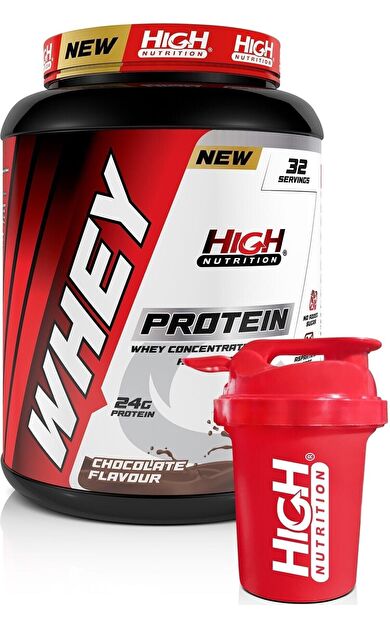High Nutrition Nutrition Whey Protein 960 Gr Çikolata Aromalı Protein Tozu 24 Gram Protein 32 Servis