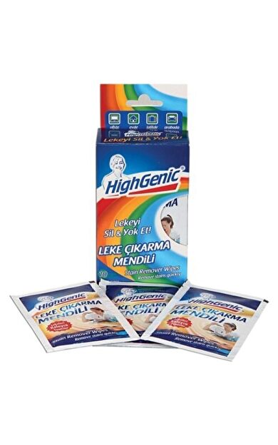 Highgenic Leke Çıkarma Mendili 10'Lu