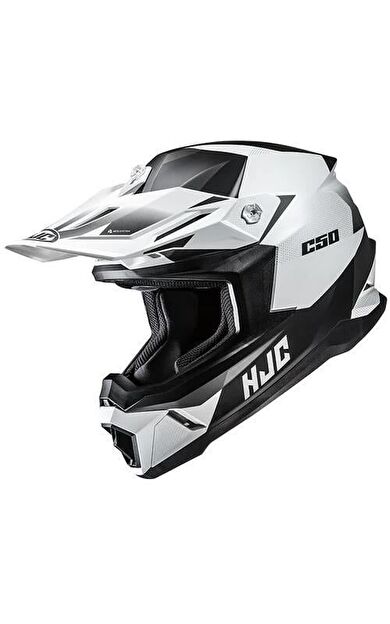 HJC C50 Siyah Beyaz Motosiklet Kaskı