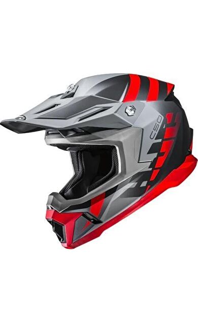 HJC C50 Siyah Kırmızı Motosiklet Kaskı
