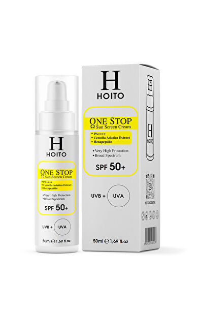 Hoito One Stop Sun Screen Güneş Koruyucu Krem SPF50+ 50 ml