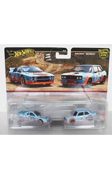 Hot Wheels Premium HRR81 Car Culture 2 Pack Lancia Rally 037 // Fiat 131 Abarth