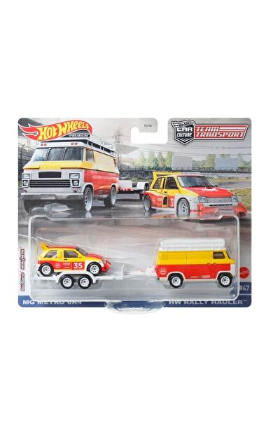 Hot Wheels Premium HCR29 Team Transport MG Metro 6R4 / HW Rally Hauler (#47)