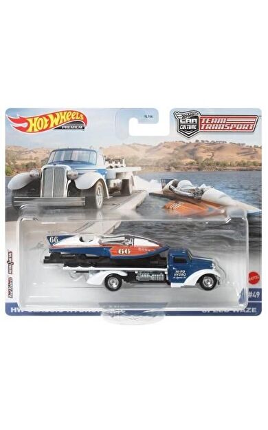 Hot Wheels Premium HCR31 Team Transport HW Classic Hydroplane / Speed Waze (#49)