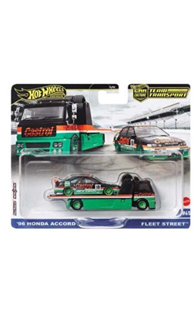 Hot Wheels Premium HRV46 Team Transport '96 Honda Accord / Fleet Street  (#65)