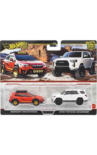 Hot Wheels Premium JBK98 Car Culture 2 Pack Subaru Crosstrek // 2018 Toyota 4Runner