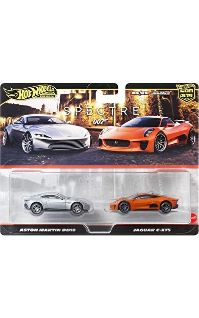 Hot Wheels Premium JBL04 Car Culture 2 Pack Aston Martin DB10 // Jaguar C-X75